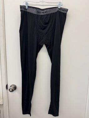Mens 32° Heat Black Thermal Base Layer Pants size XL